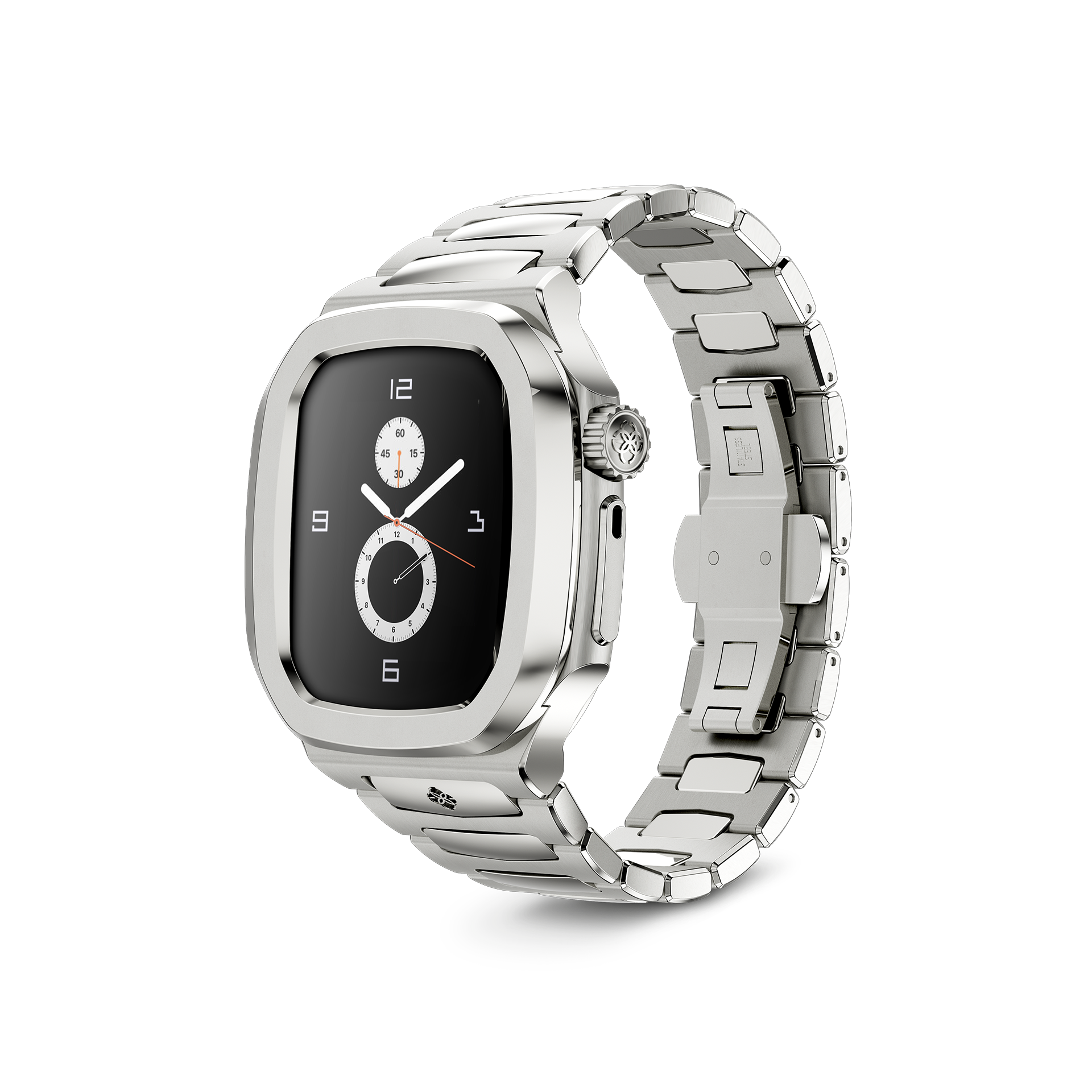 Apple Watch Case RO41 - Premium Silver Protective Cover for Apple Watch - Perfect for Sports, Workouts & Everyday Use
