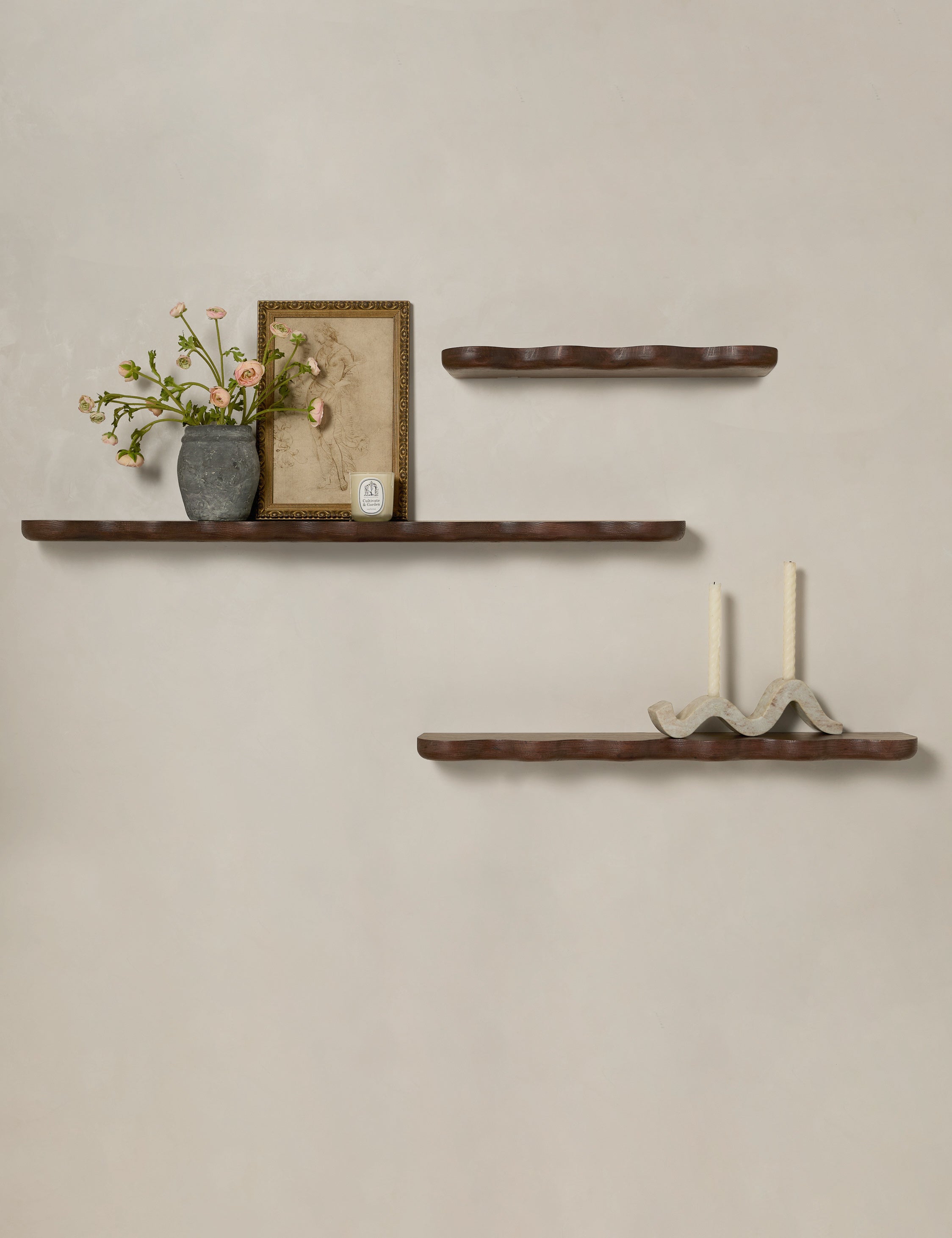 Cario Shelf - Modern Floating Wall Shelf for Home & Office Storage | Perfect for Living Room, Bedroom, Bathroom & Kitchen Organization