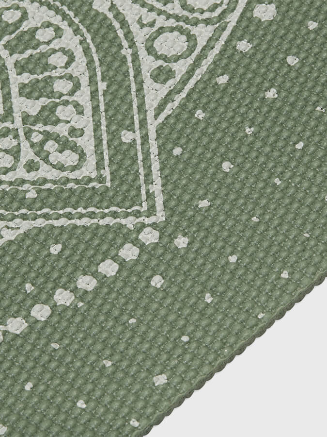 Gaiam Celestial Green Yoga Mat 5mm Non-Slip Eco-Friendly Exercise Mat for Yoga, Pilates & Home Workouts - Perfect for Studio, Gym & Indoor Fitness