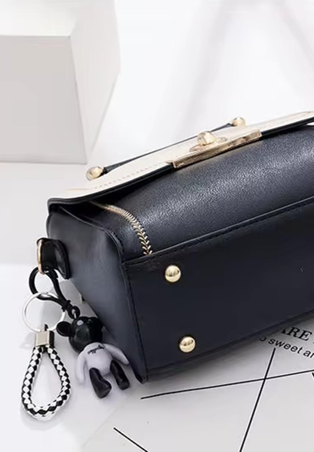 Lyrovo Women's Crossbody Sling Bag - Stylish Shoulder Purse for Everyday Use, Work, Travel & Shopping