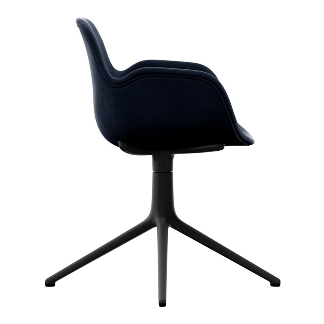 Modern Form Armchair with 4L Swivel Base and Premium Upholstery - Perfect for Living Room, Office or Reading Nook
