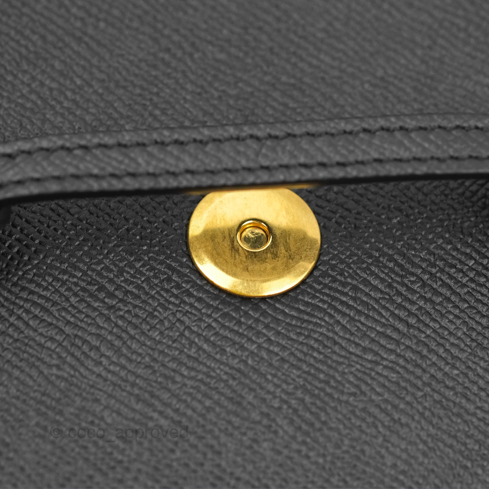 Celine Pico Belt Bag in Black Grained Calfskin with Gold Hardware | Luxury Crossbody Bag for Women | Perfect for Everyday Use, Travel & Special Occasions