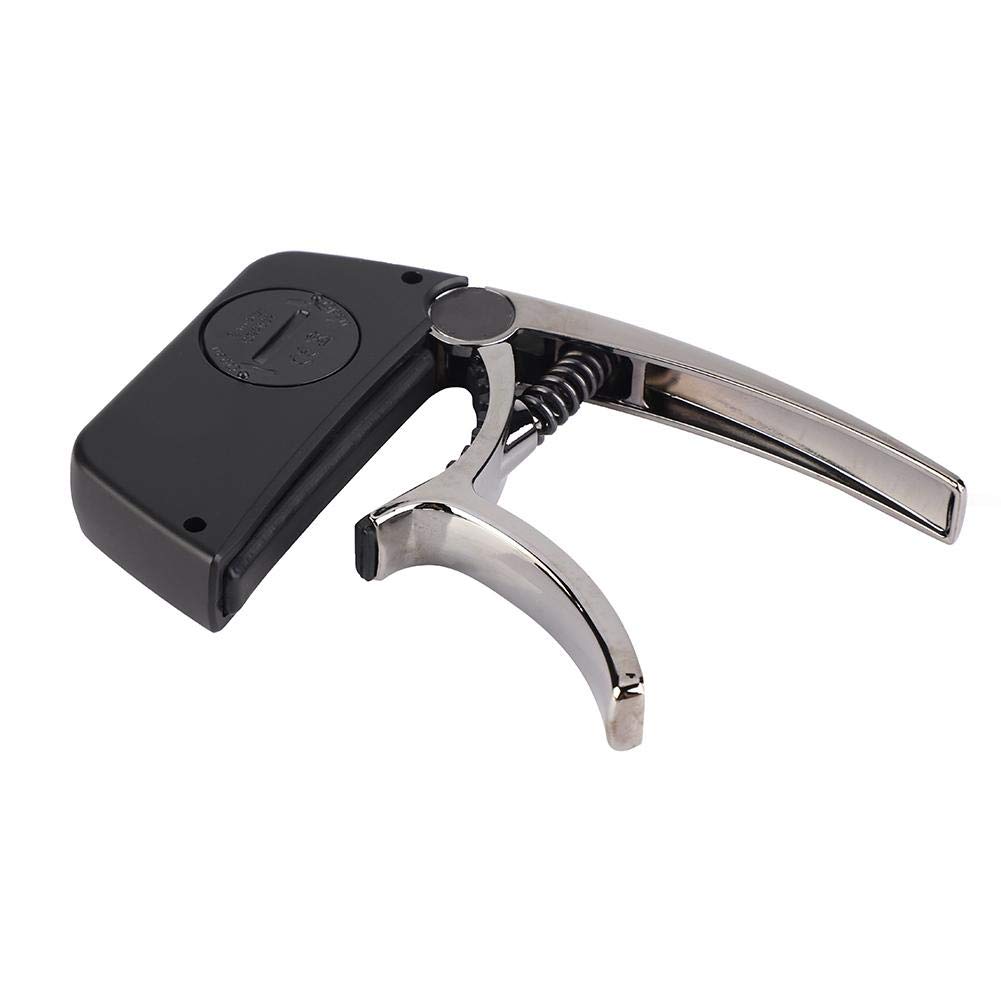 Premium Guitar Capo Tuner - Clip-On Digital Electronic Tuner for Acoustic & Bass Guitars | Perfect for Live Performances, Studio Recording & Practice Sessions