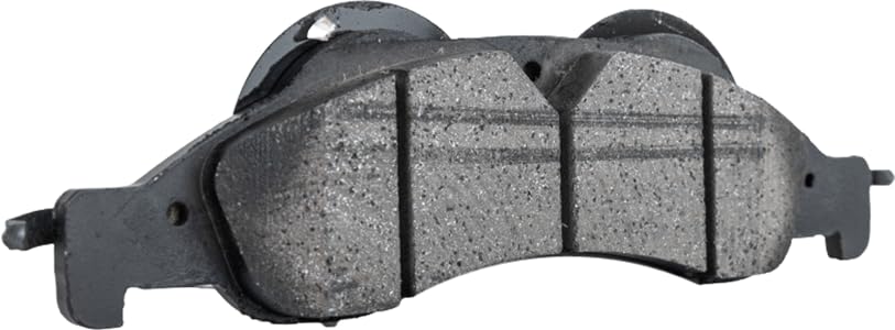 Front Brake Disc and Pad Kit for 2007-2010 Lincoln Navigator & 2007-2009 Ford Expedition - Natural Cast Iron Ceramic - Smooth Braking for Highway & City Driving