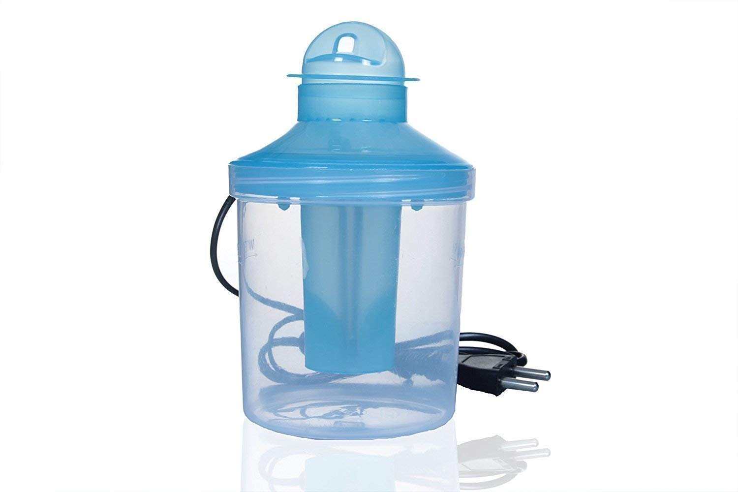 3-in-1 Steam Vaporizer for Face & Sinus Relief - Nasal Inhaler for Cold, Cough & Congestion - Safe for Kids & Adults - Perfect for Home & Travel Use (Clear)