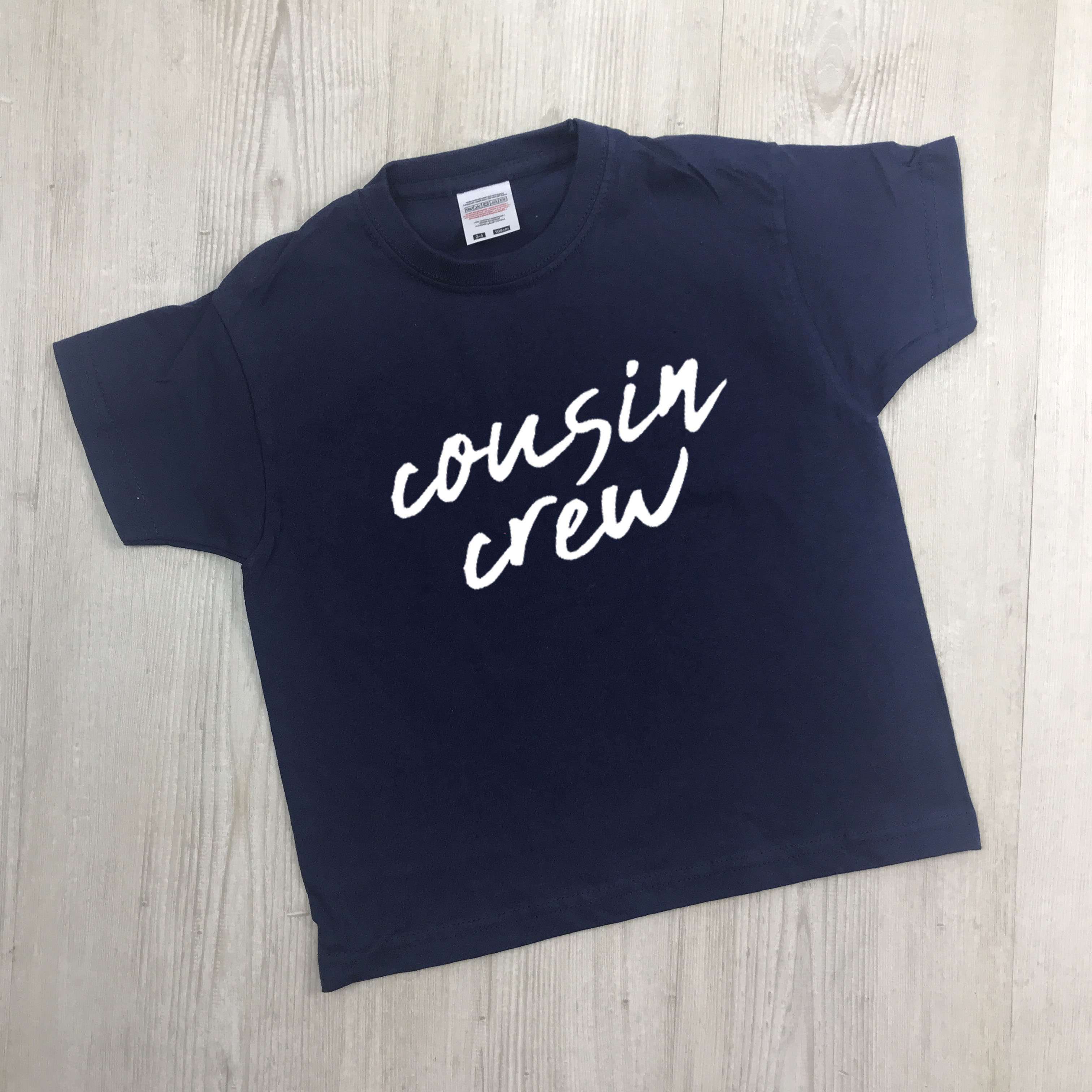 Cousin Crew Script Tees 00 (MRK X) - Trendy Graphic T-Shirts for Men & Women - Perfect for Casual Wear, Street Style & Everyday Outfits