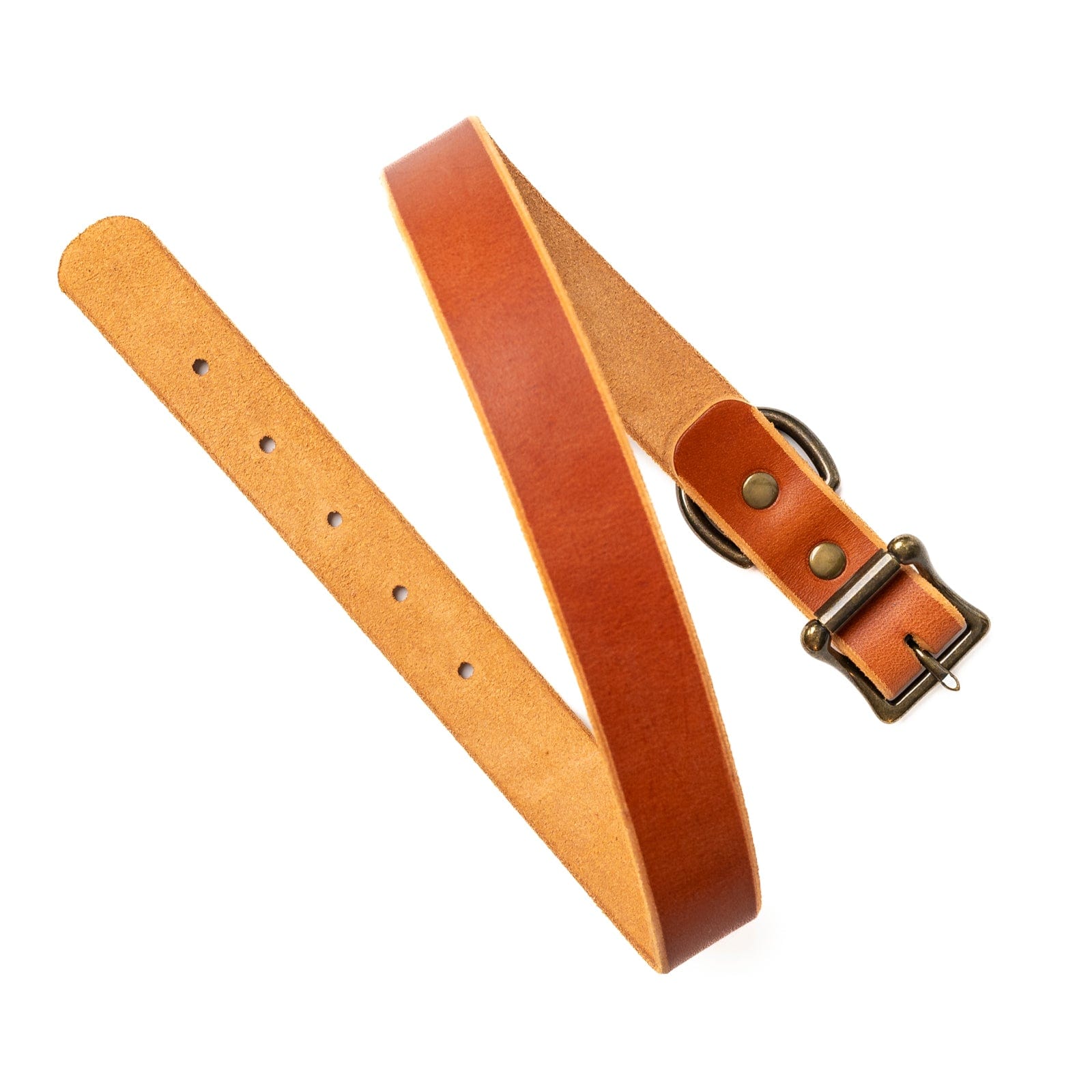 Premium Genuine Leather Dog Collar - Adjustable & Durable Pet Collar for Small Medium Large Dogs - Perfect for Walking, Training & Outdoor Adventures