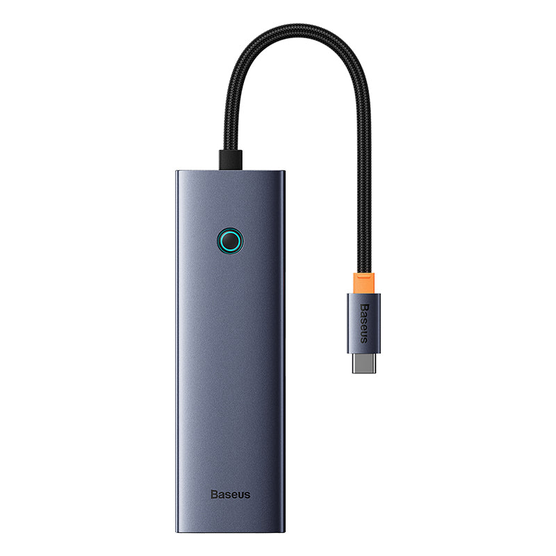 Baseus UltraJoy 7-in-1 USB C Hub with HDMI, 2x USB 3.0, Ethernet RJ45, USB C PD, SD Card Reader - for MacBook Pro/Air, iPad Pro, Dell XPS, Surface & More - Perfect for Work, Travel & Home Office