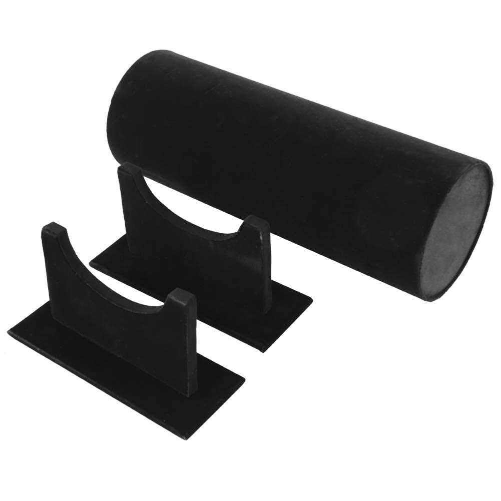 Black Headband Organizer Stand - Jewelry Display Rack for Hair Accessories & Hoops | Perfect for Salon, Retail Store, and Home Organization