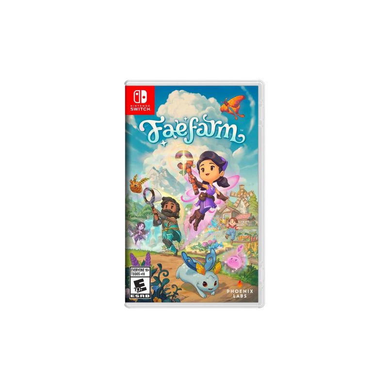 Fae Farm Nintendo Switch Game - US Version - Fun Farming Simulation Adventure for Kids & Adults - Perfect for Family Game Nights & Relaxing Play