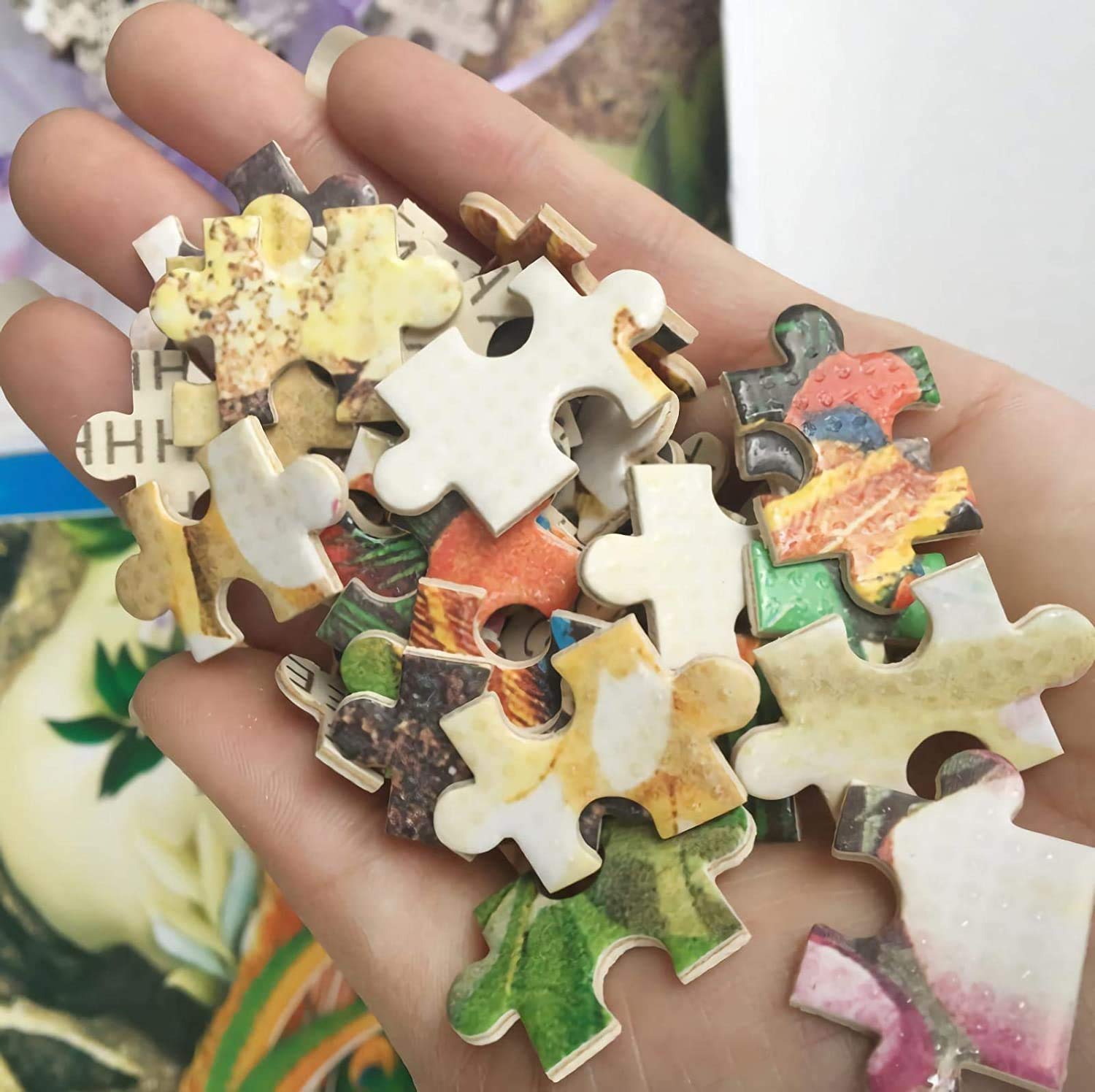 1500 Piece Wooden Jigsaw Puzzle for Adults - Christmas Holiday Gift, Family Game Night, Home Decor (H1, 1500 Pieces)