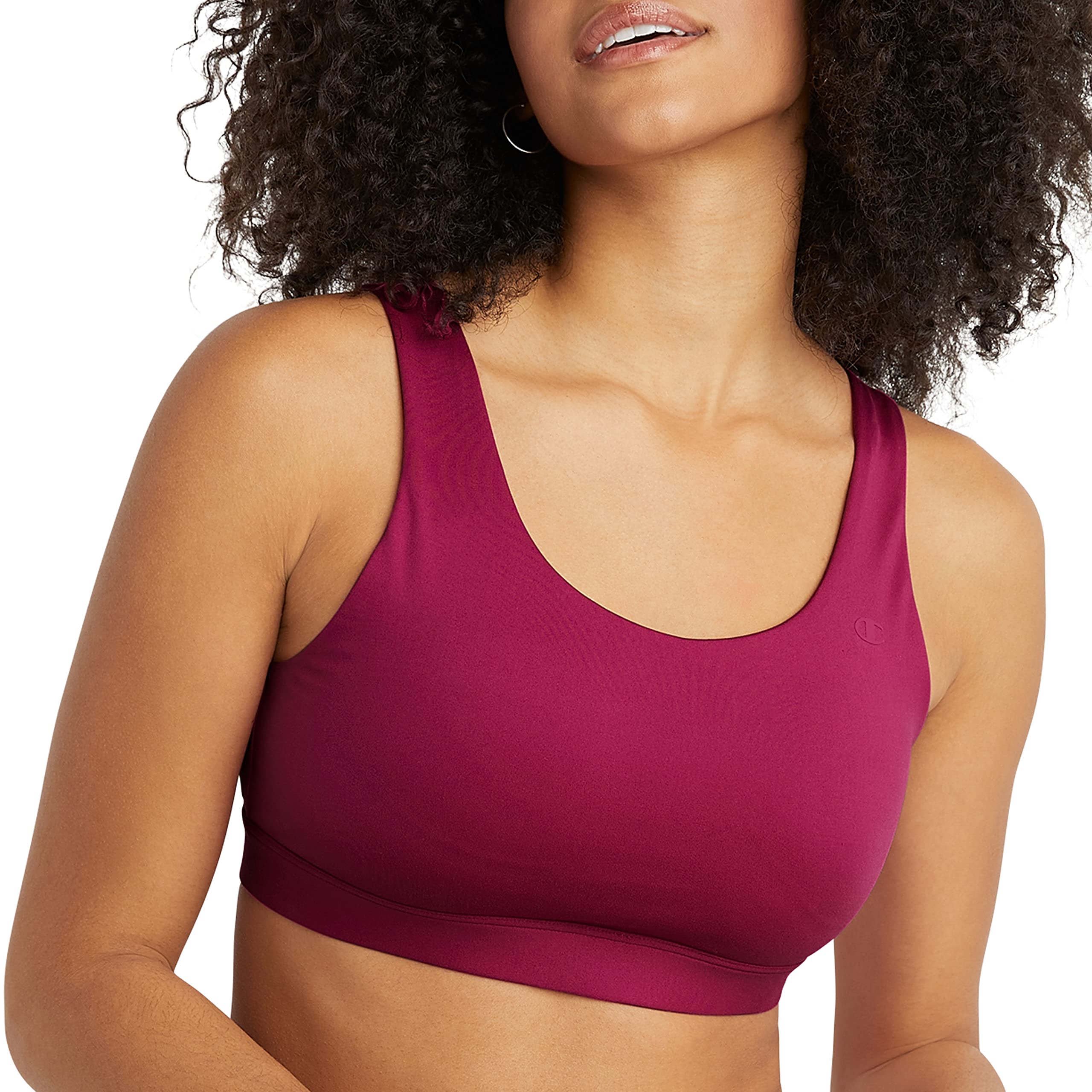 Champion Women's Soft Touch Eco-Friendly Sports Bra - Comfortable Workout & Yoga Top for Active Lifestyles
