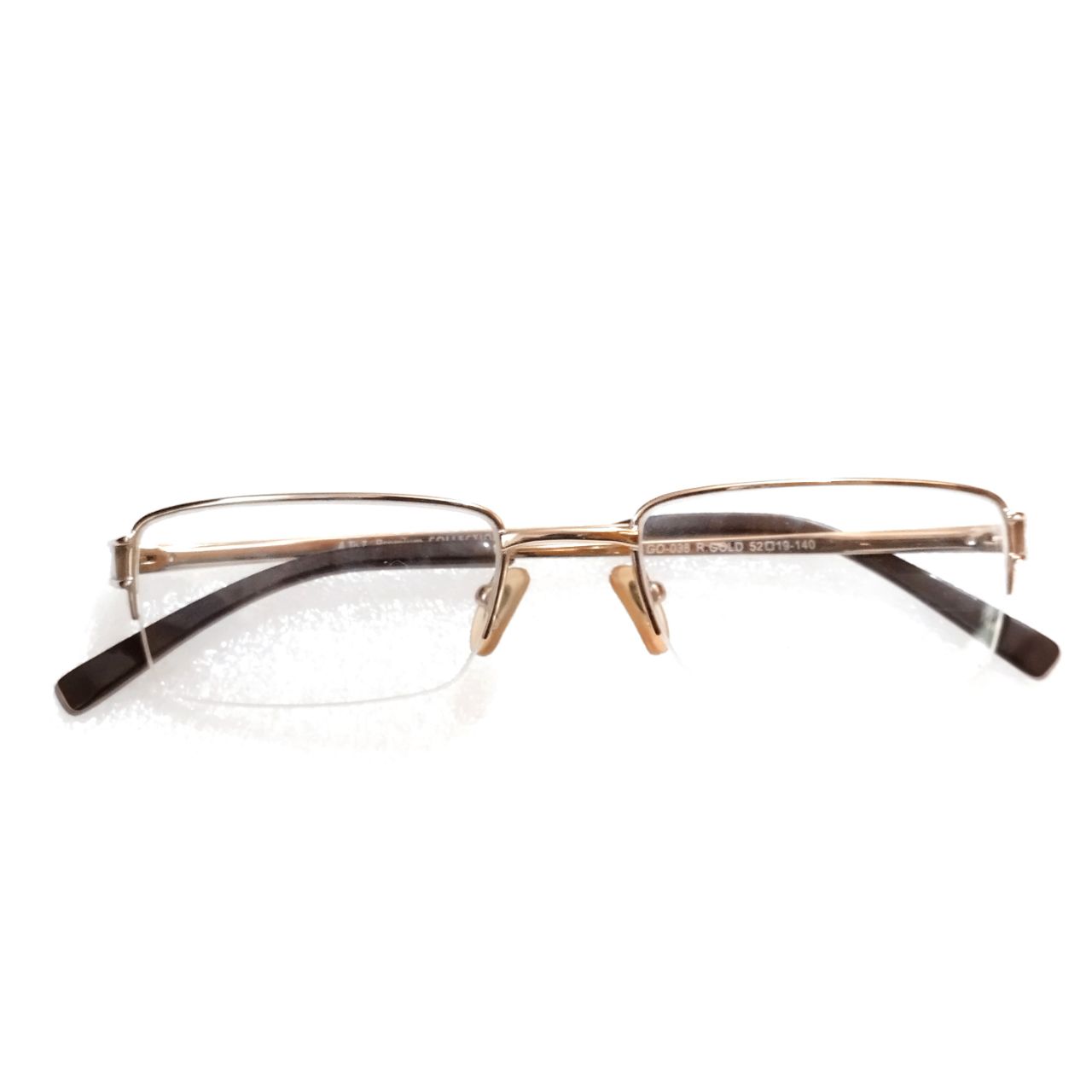 Premium Rectangle Gold Metal Frame Progressive No-Line Bifocal Glasses for Men & Women - Reading, Computer & Everyday Use