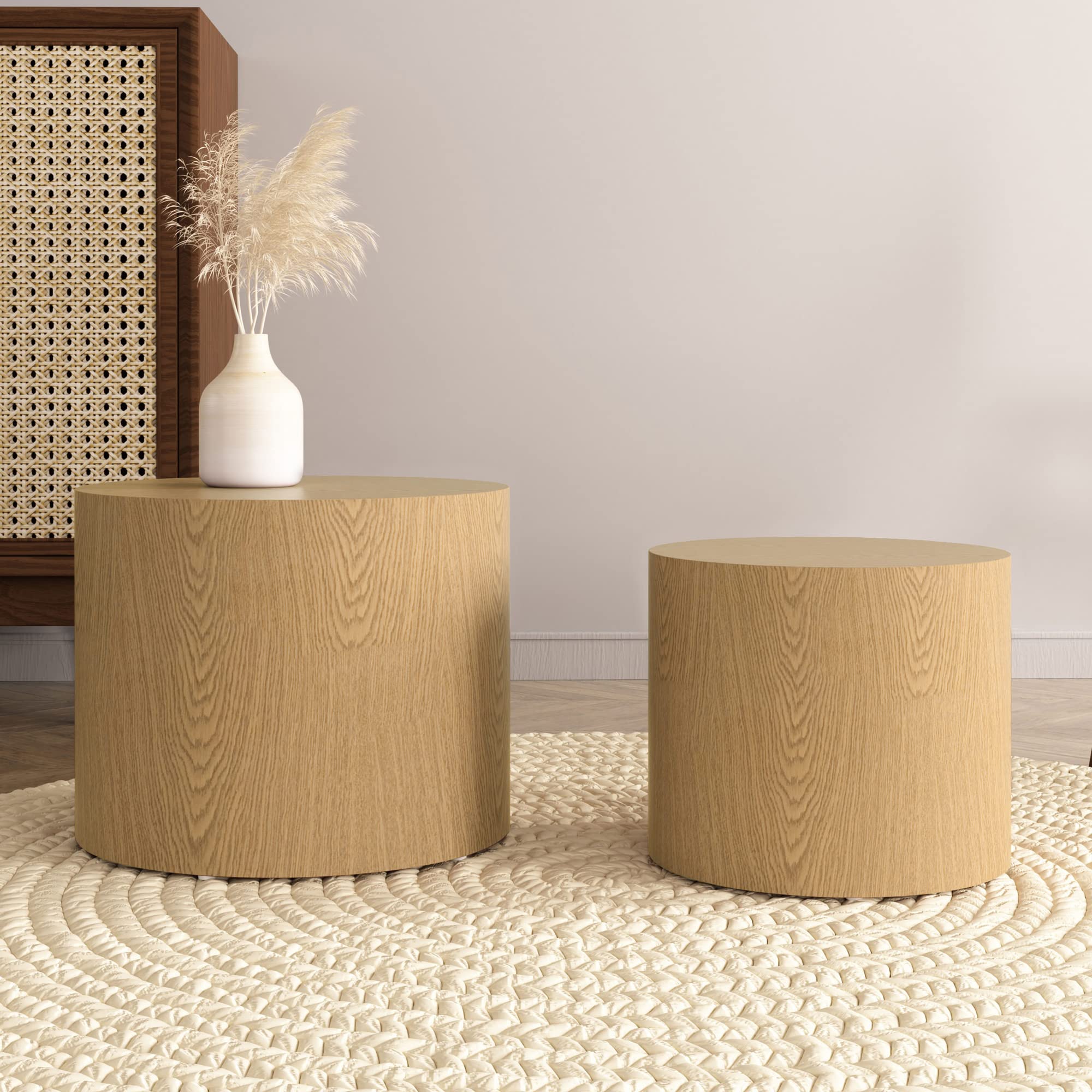 Yoglad 2-Piece Nesting Coffee Table Set - 18