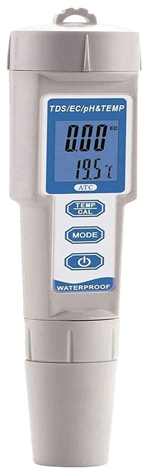 YUESFZ Digital 4-in-1 Water Quality Tester Pen - Precise pH, Temperature, EC & TDS Meter for Aquariums, Pools, Hydroponics & Drinking Water Testing