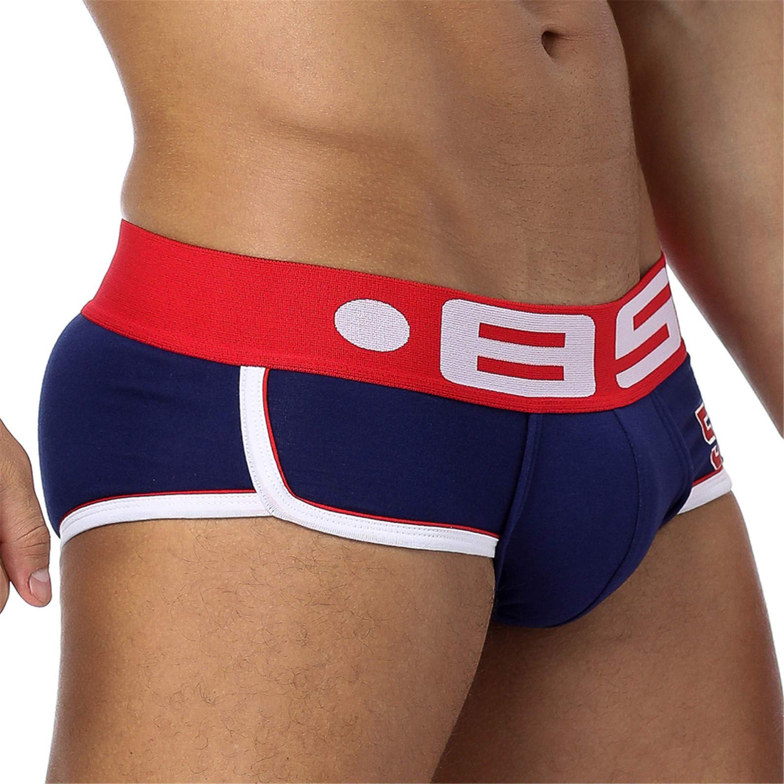 **Men's Boxer Briefs 6-Pack - Soft Mesh Spandex Sports Underwear for Gym, Running & Everyday Comfort**