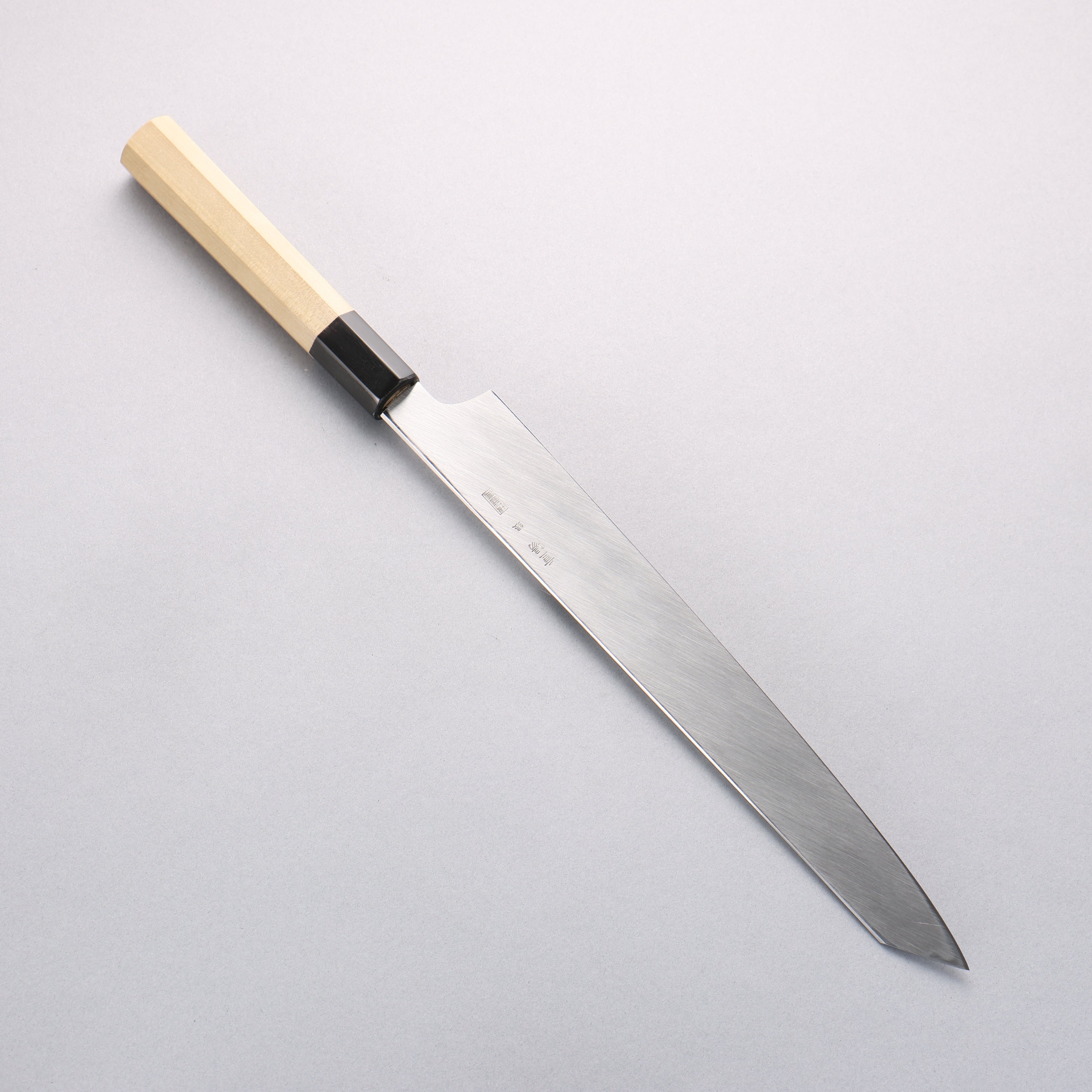 Premium Choyo Silver Steel No.3 Mirror Polished Kengata Yanagiba 270mm Sushi Knife with Magnolia Wood Handle - Professional Japanese Sashimi & Sushi Preparation Tool for Chefs & Home Cooks