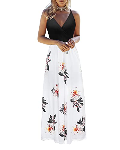 Black With White Flowers