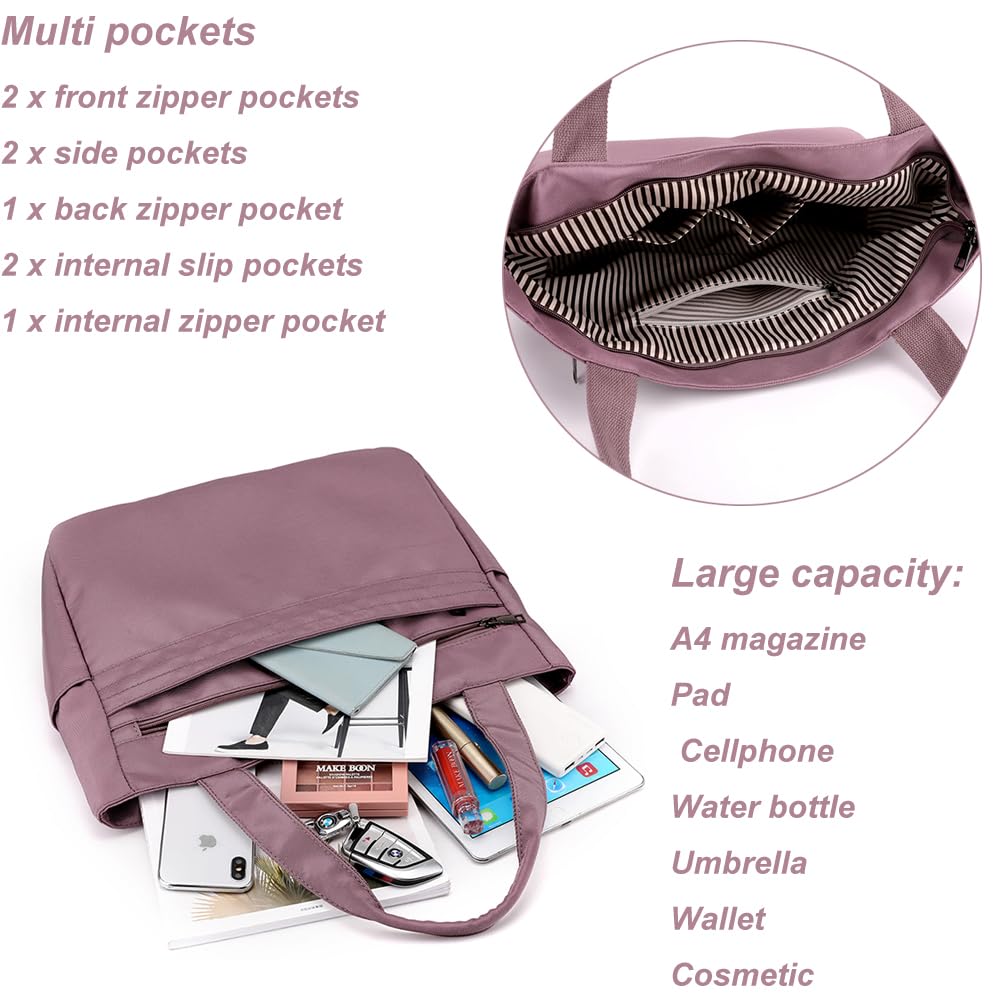 Stylish Women's Tote Bags with Multiple Pockets - Fashionable Shoulder Satchel Handbag for Work, Shopping & Daily Use | Durable & Spacious Casual Purse for Office, Travel & Everyday Essentials