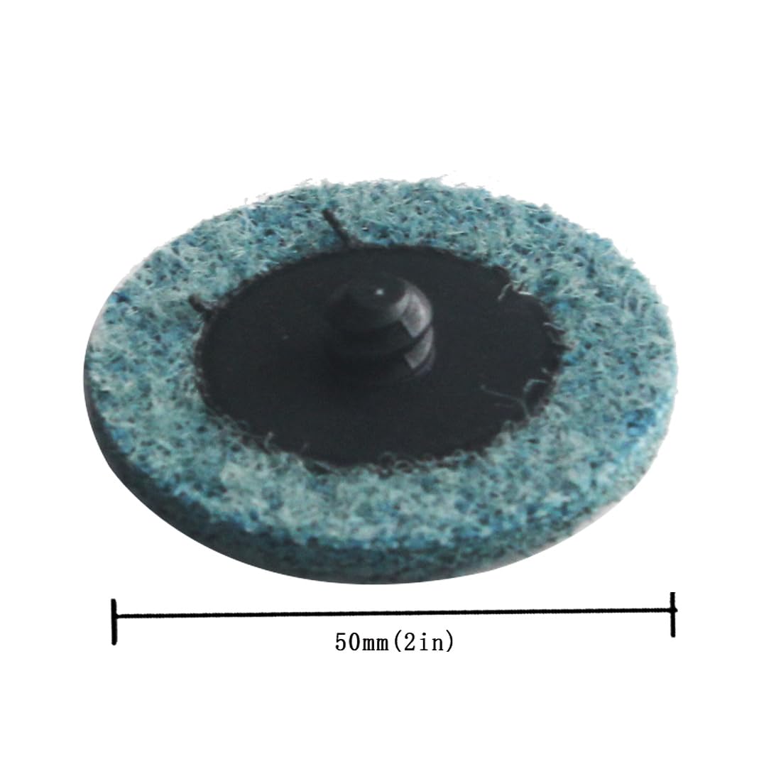 20 Pcs 2'' Surface Conditioning Discs - Roll Lock Quick Change Sanding Discs, Fine Deburring Wheels for Die Grinder & Rotary Tool (Blue: 180#-240#) - Perfect for Metal Polishing, Wood Sanding & DIY Projects