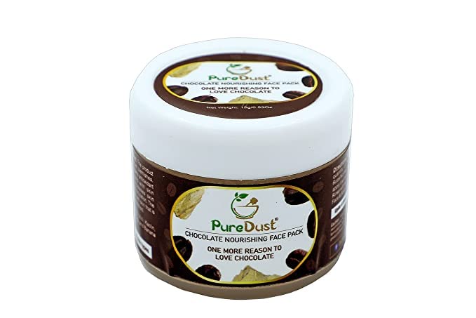 PureDust Chocolate Nourishing Face Mask - 15g Organic Skincare for Glowing Skin | Perfect for Spa Day, Self-Care Routine & Gift Giving