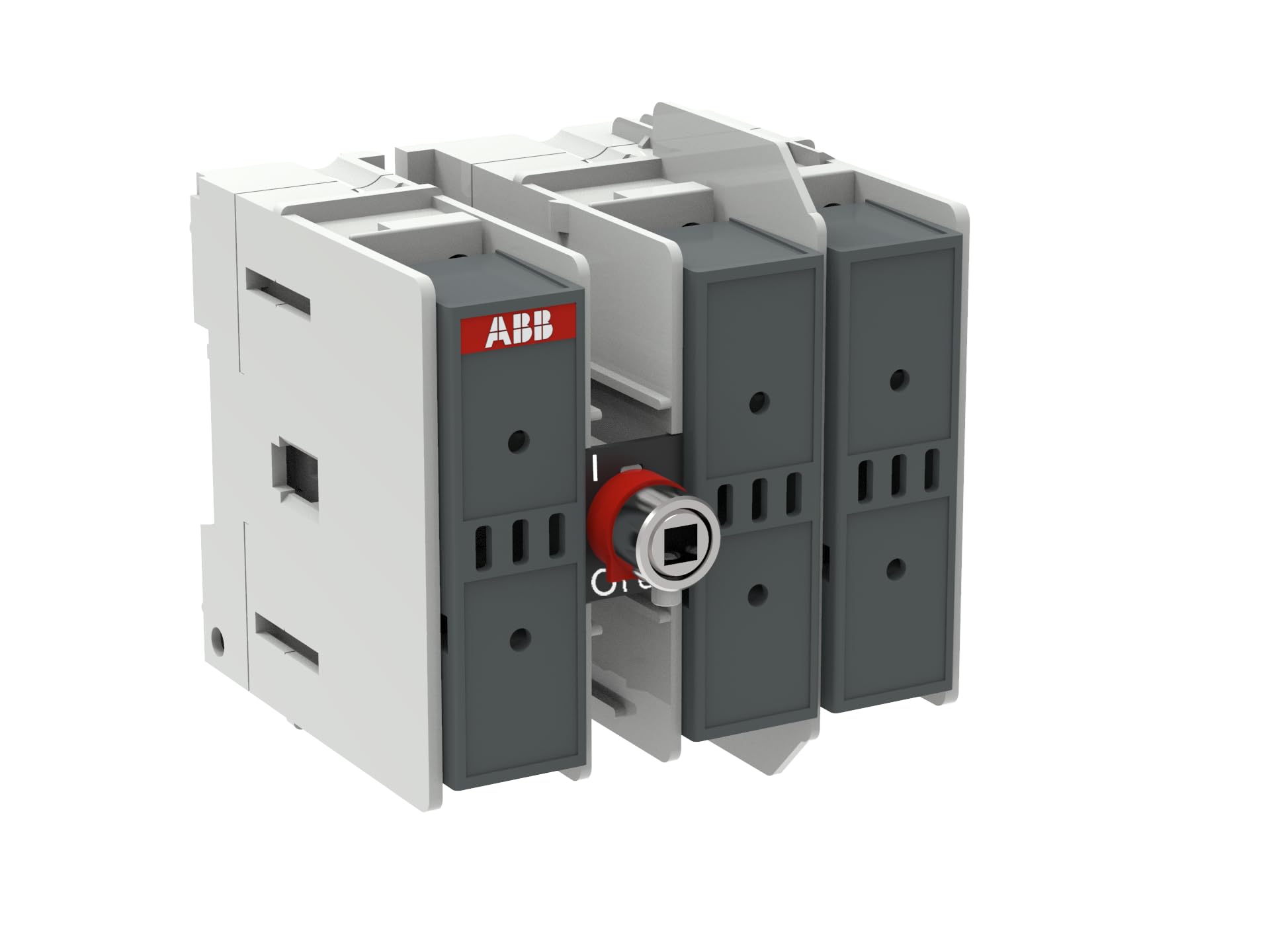 ABB OS30FACC12 30 Amp 3-Pole Fused Safety Disconnect Switch - Heavy Duty Industrial Electrical Switch for HVAC, Motor Control & Power Distribution Systems