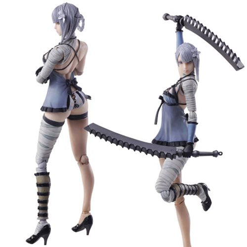 Bring Arts Nier: Replicant Gestalt Kaine Square Enix Action Figure - Perfect for Anime Collectors, Gaming Displays & Gift Giving