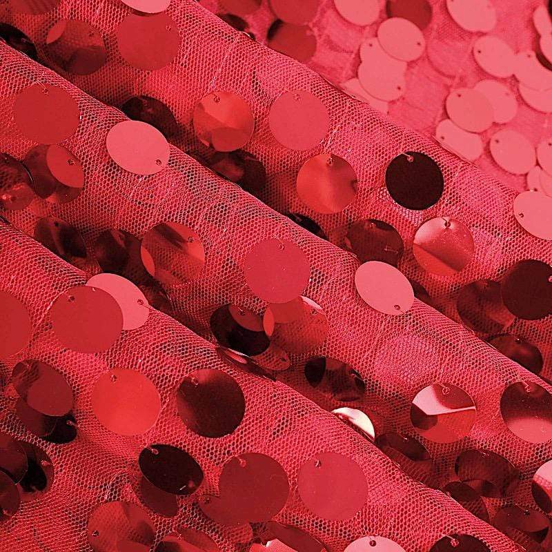 Large Payette Sequin Table Runner - Elegant Glittering Dining Table Decor for Weddings, Parties & Holiday Celebrations