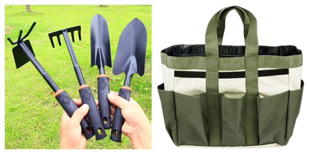 Oxford Garden Tool Bag Organizer - Multi-Pocket Portable Tote for Gardening & Yard Work