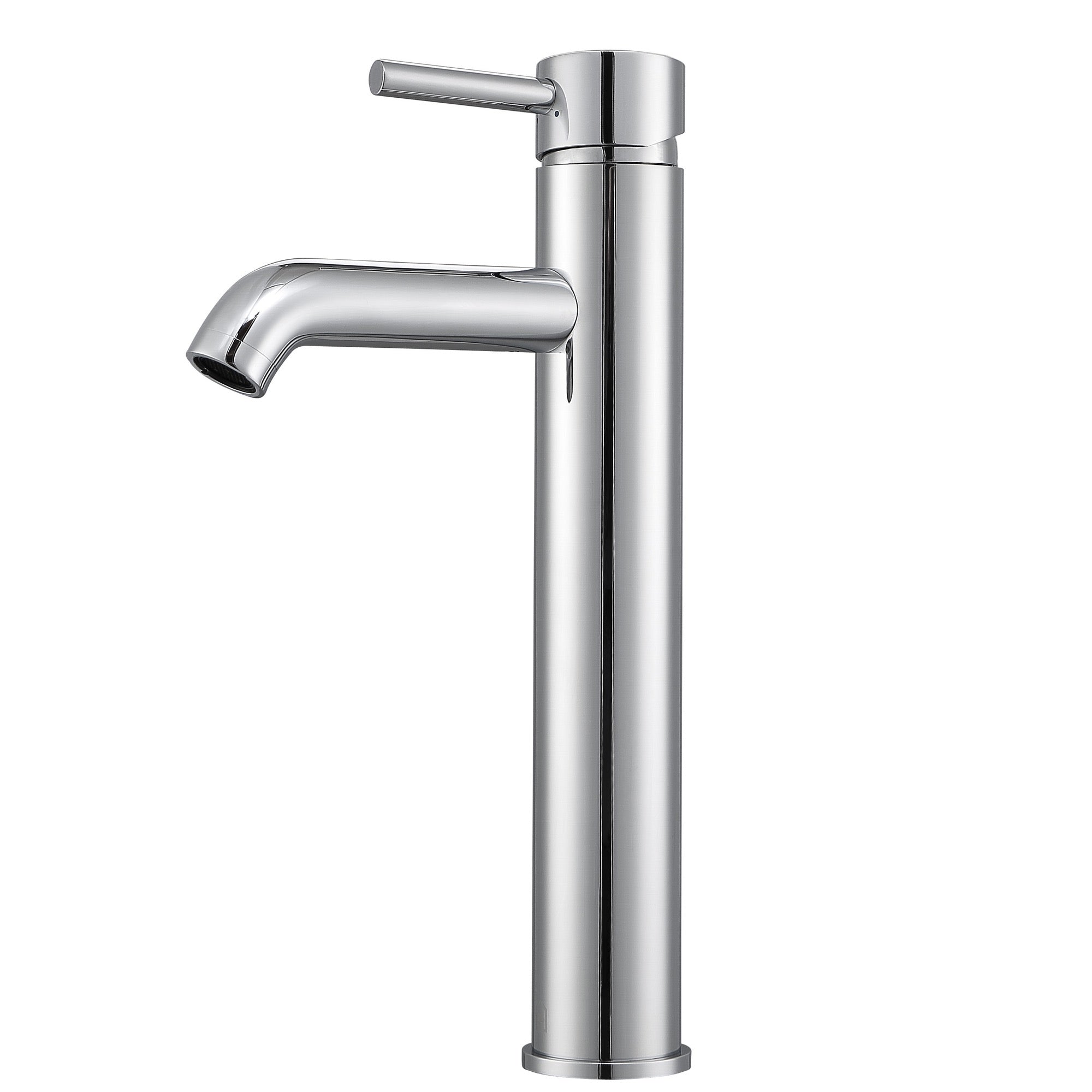 Ancona Argenta Chrome Vessel Bathroom Faucet - Modern Single Hole Bath Sink Faucet for Vessel Sinks, Perfect for Bathroom Vanity and Powder Room Decor