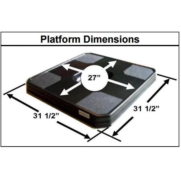 3 Inch Recliner Riser & Chair Lift Platform - Little Boost Platform for Easy Standing & Getting Out of Recliners | Perfect for Elderly, Post-Surgery Recovery & Mobility Assistance at Home
