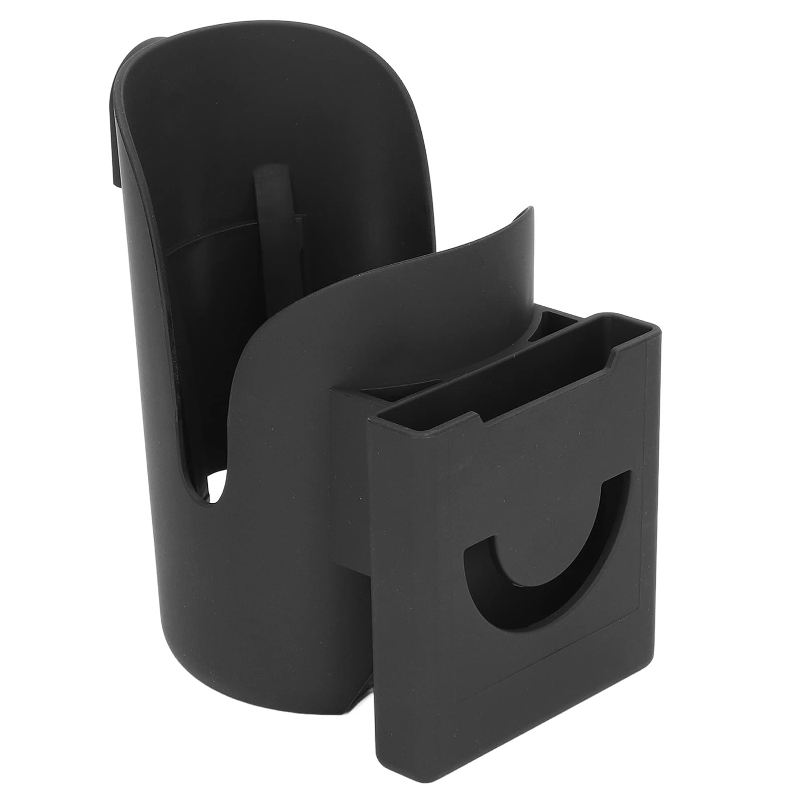Universal Baby Stroller Cup Holder with Phone Slot - Durable Plastic Bottle Holder for Carriages, Trolleys & Shopping Carts | Perfect for On-the-Go Parents & Outdoor Activities