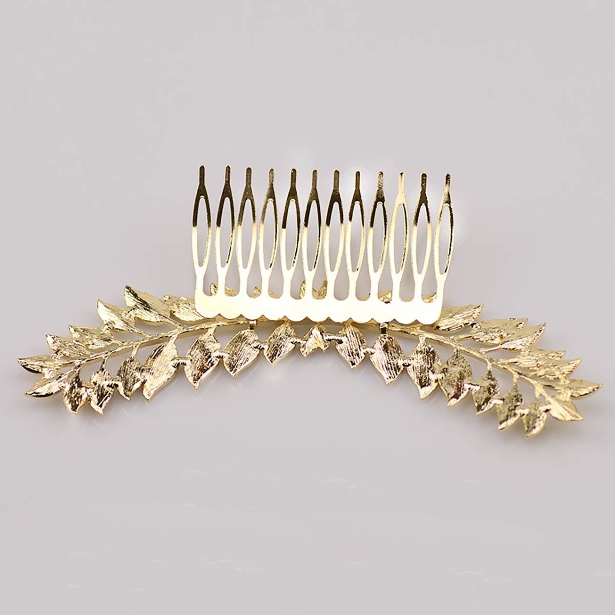 Elegant Gold Leaf Hair Comb for Brides & Bridesmaids - Wedding Hair Accessories with Combs - Perfect for Weddings, Prom & Special Occasions
