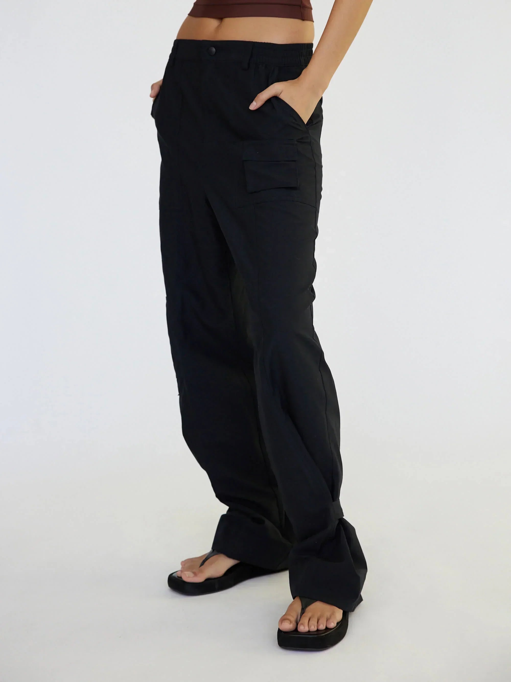 Gabrielle Women's Cargo Pants with Multiple Pockets - Regular Fit Casual Trousers for Work, Travel & Outdoor Activities