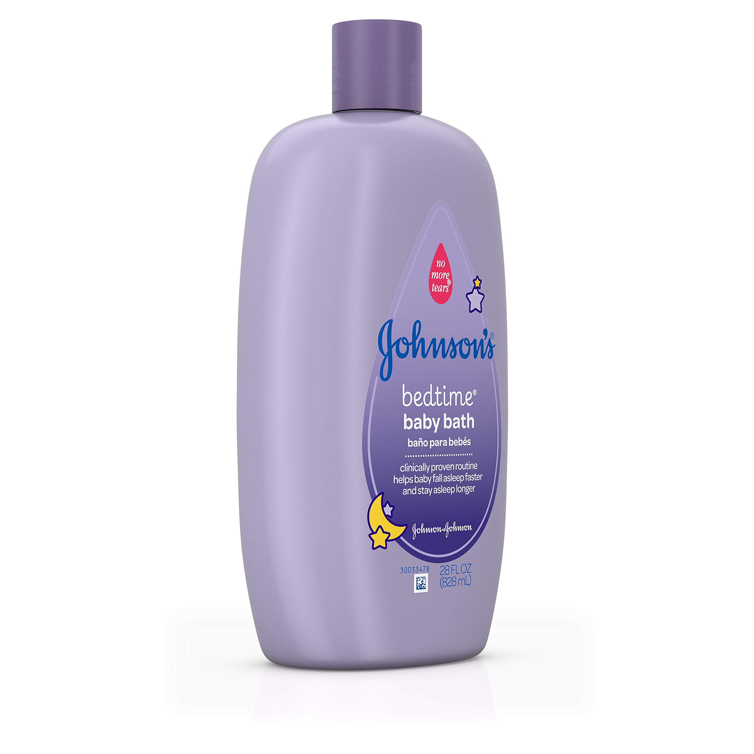Johnson's Bedtime Baby Bath & Body Wash - 28 Oz | Soothing Lavender Scent for Relaxing Nighttime Routine | Gentle Formula for Newborns & Toddlers | Perfect for Calming Baths Before Sleep