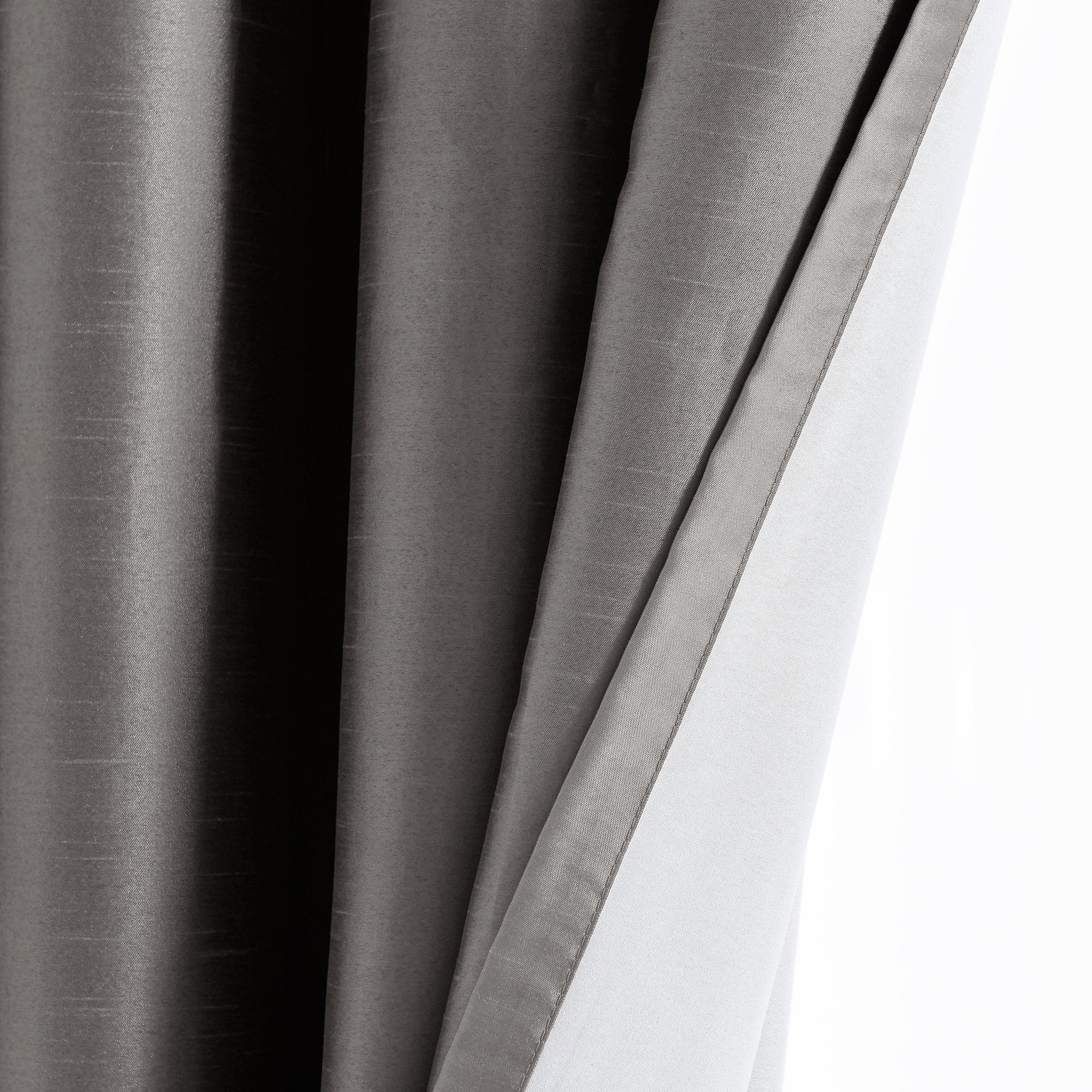 Faux Silk 100% Blackout Window Curtain Panel - Thermal Insulated Room Darkening Drapes for Bedroom & Living Room - Noise Reducing & Energy Saving Home Decor
