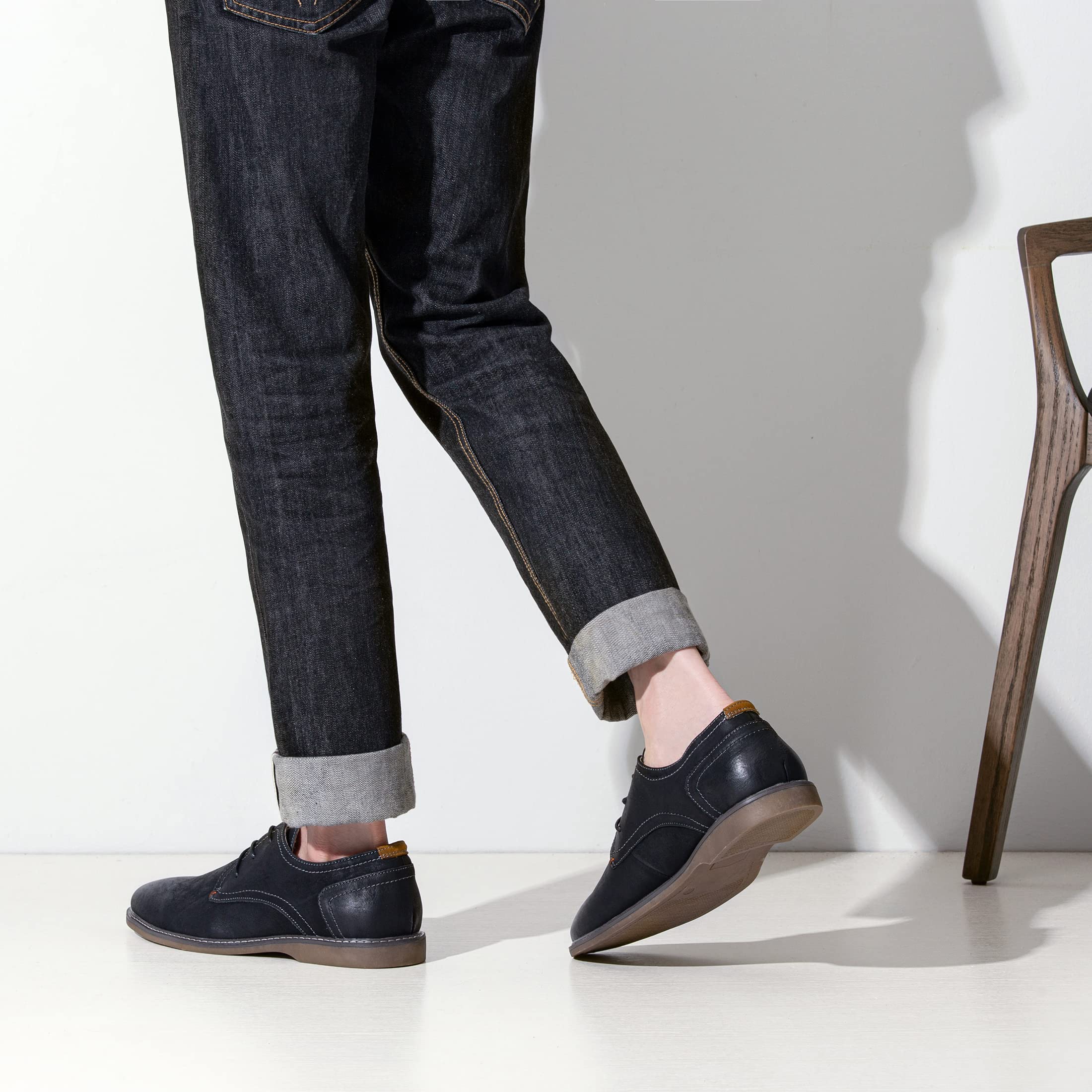 Jousen Men's Suede Casual Dress Shoes - Classic Business Loafers for Office & Formal Events | Comfortable & Stylish Men's Footwear
