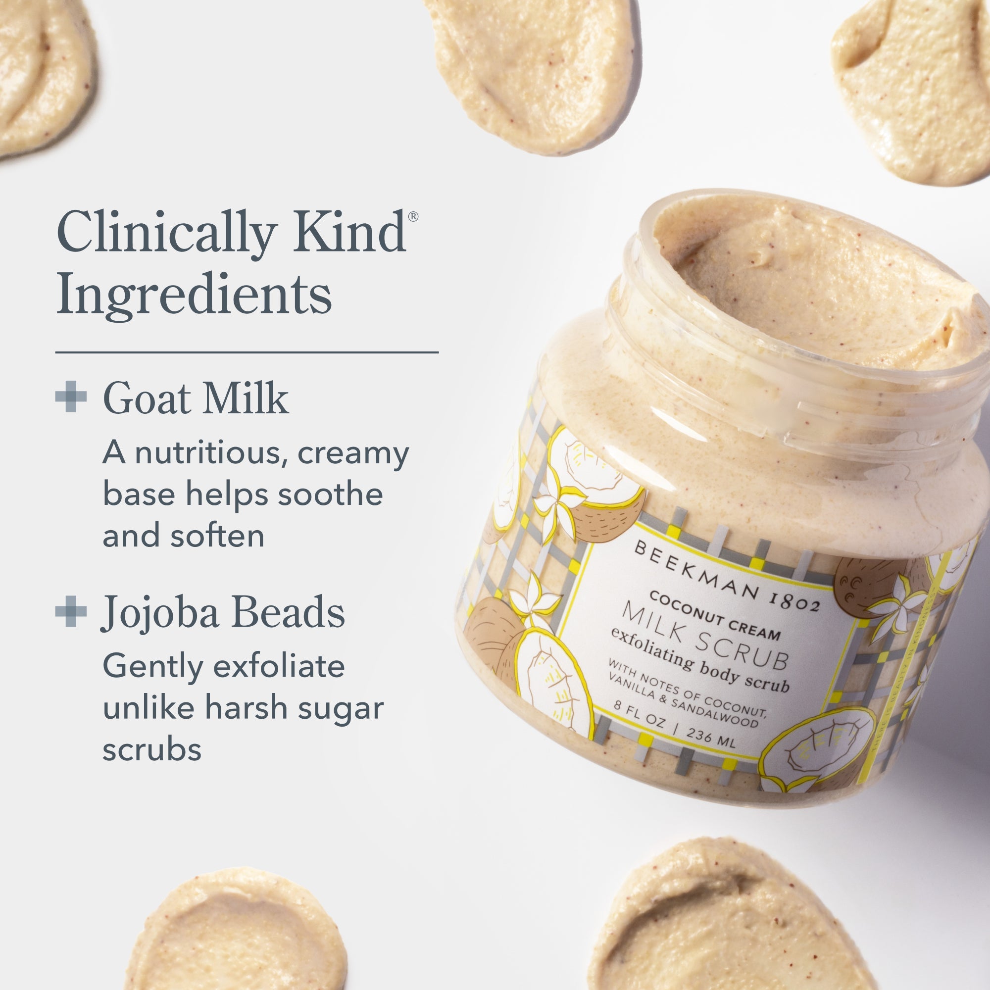 Organic Coconut Cream Scrub & Body Butter Duo - Exfoliating & Moisturizing Set for Smooth, Soft Skin - Perfect for Spa Day & At-Home Self Care