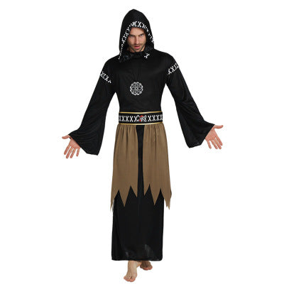 Men's Halloween Costume Robe - Soft & Comfortable Cosplay Bathrobe for Halloween Parties, Horror Movie Nights, and Themed Events
