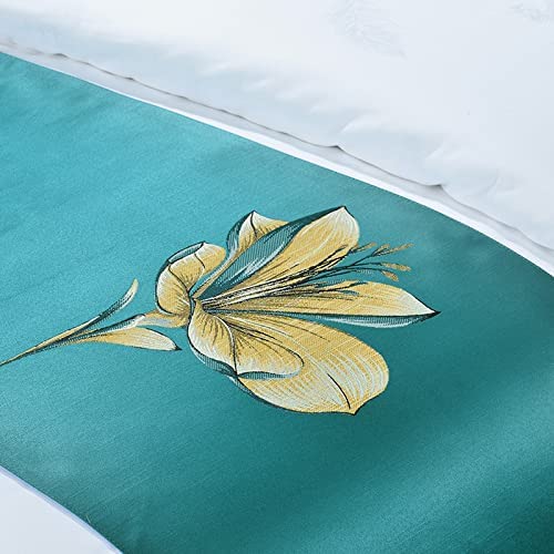 Luxury King & Queen Size Hotel Bed Runner Scarf - Premium Bedspreads Coverlets for Bed Foot, Table Runner & Home Decor - Perfect for Hotels, Bedrooms & Special Occasions