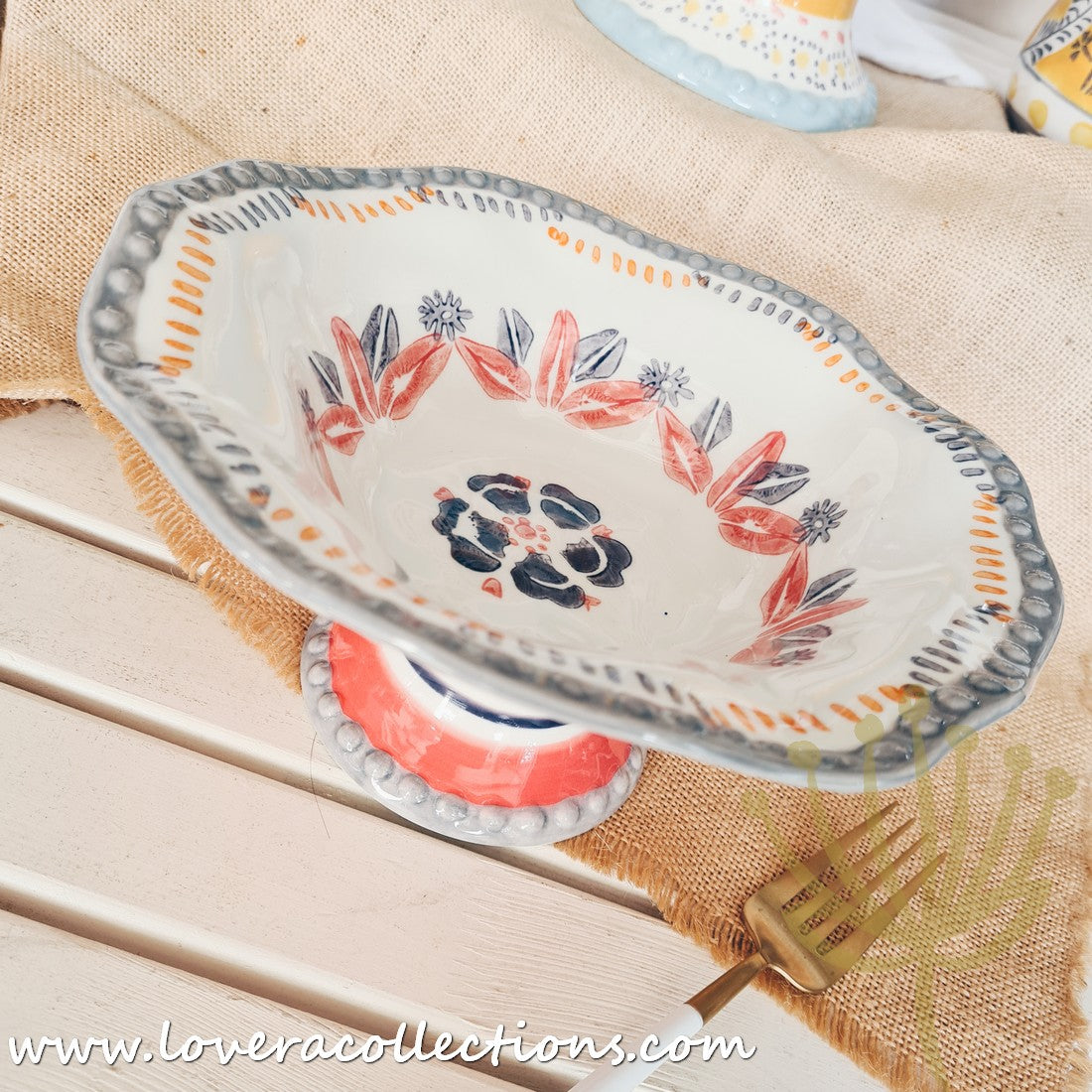 Afrocentric Orange Dinnerware Set - Elegant Ceramic Plates & Bowls for African-Themed Dining - Perfect for Family Dinners, Cultural Events & Restaurant Decor