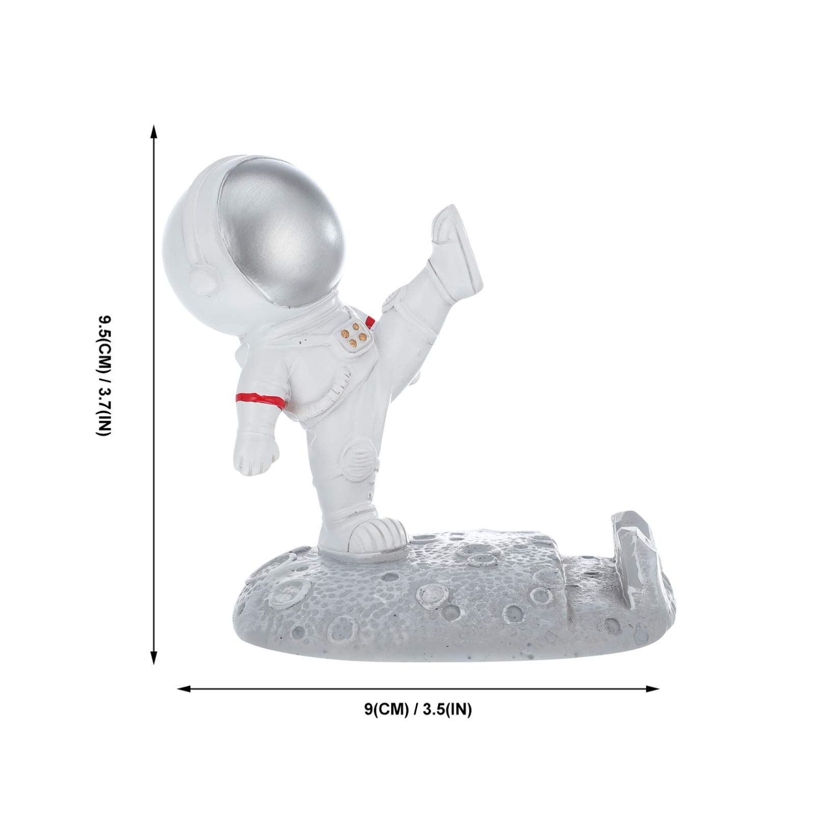 1PC Creative Astronaut Phone Stand Holder - Practical Phone & Tablet Bracket - Decorative Mobile Phone Rack for Desk, Office, Home, Gift (Adorable Space-Themed Design)