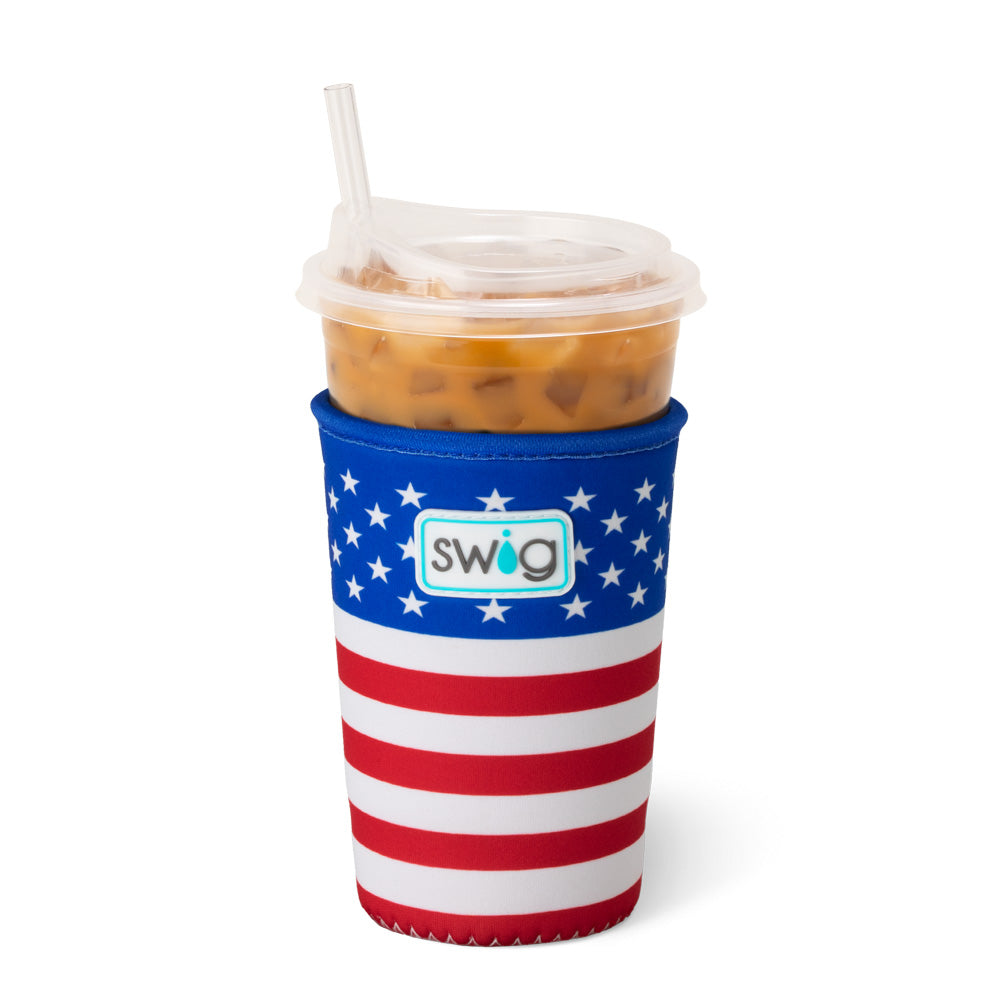 All American Medium Iced Cup Coolie - Insulated Sleeve for Coffee, Tea & Cold Drinks - Perfect for Home, Office & Travel Use