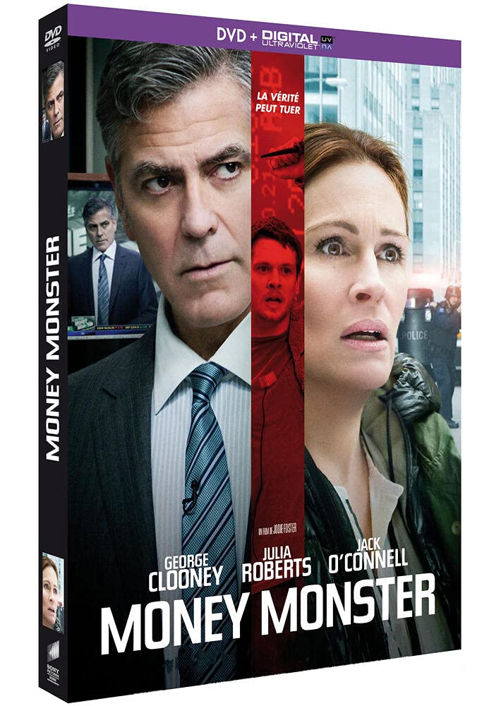 Money Monster DVD + Digital Copy - Thriller Movie with George Clooney & Julia Roberts - Perfect for Movie Nights & Home Entertainment