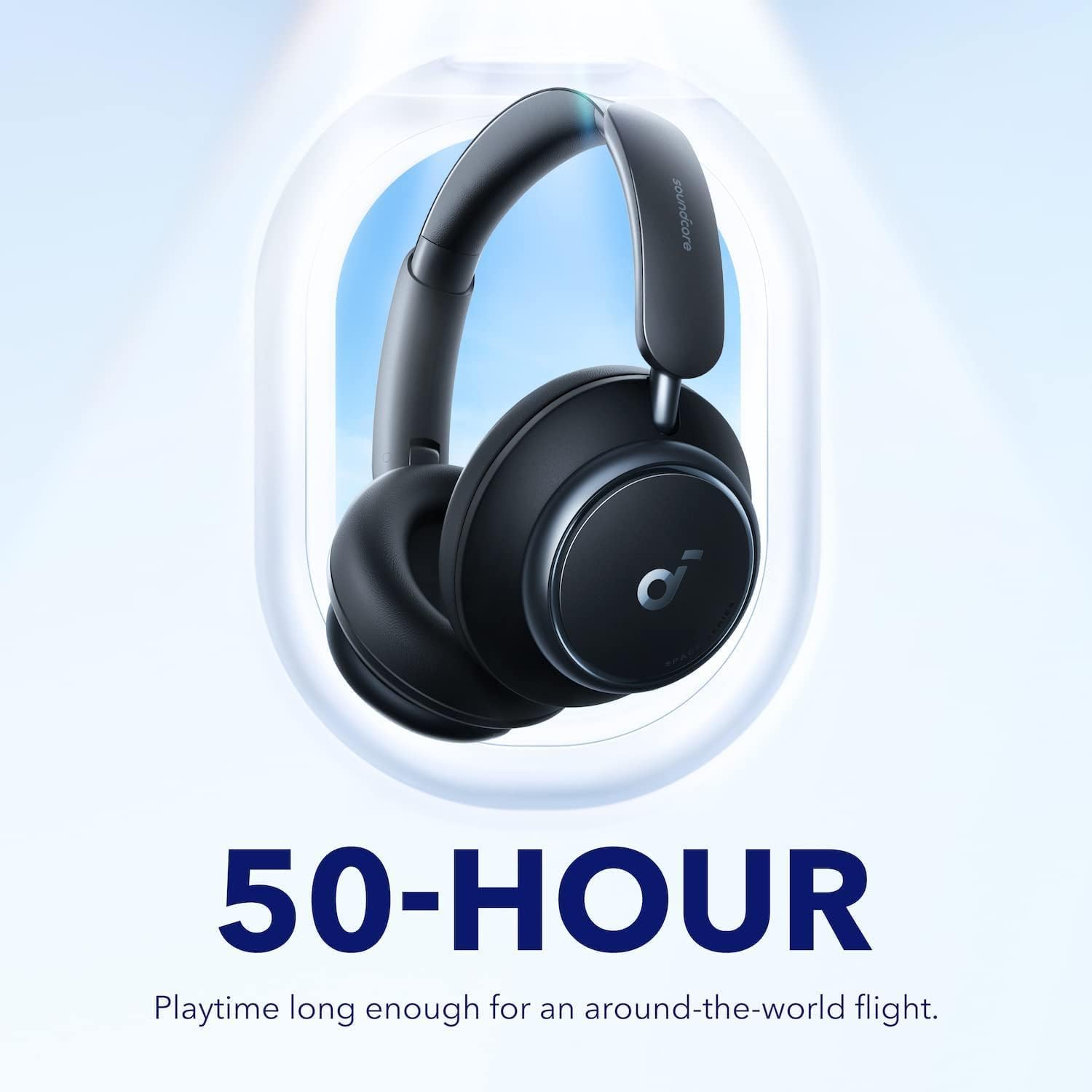 Soundcore by Anker Space Q45 Wireless Headphones with 98% Noise Cancelling, 50H Battery Life & Hi-Res Audio - Perfect for Travel, Work & Gym (Bluetooth 5.3, App Control, Comfort Fit, Clear Calls)