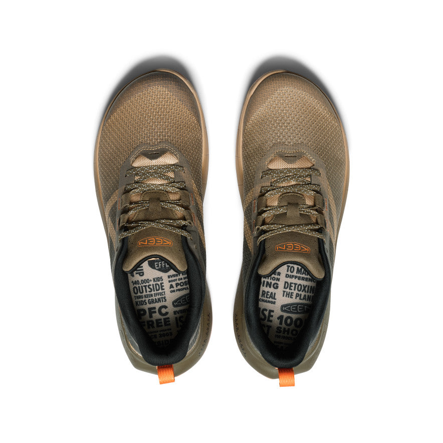 Men's 450 Dirt Hiking Shoes - Lightweight Trail Running Shoes for Men, Breathable & Durable Outdoor Hiking Boots (Light Curry/Orange Pepper) - Perfect for Mountain Climbing, Camping & Backpacking Adventures