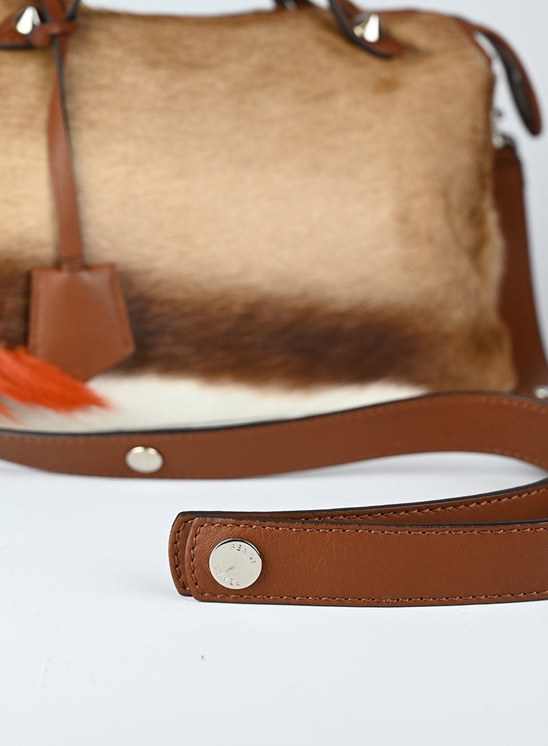 Fendi By the Way Handbag in Hazel Brown - Luxury Leather Tote Bag for Women, Perfect for Work, Travel and Everyday Use