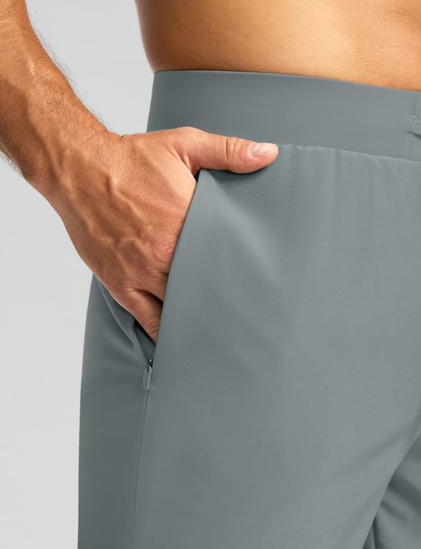 Men's 7'' Workout Shorts with Zipper Pockets - Lightweight Quick Dry Athletic Gym Running Shorts for Men | Perfect for Training, Jogging & Casual Wear