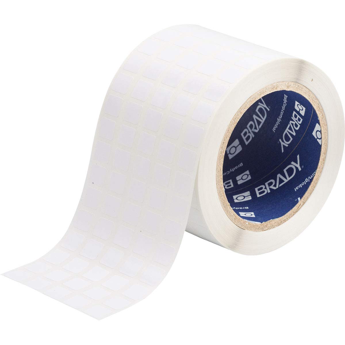 Brady THT-12-423-10 White Thermal Transfer Printable Labels - 0.5