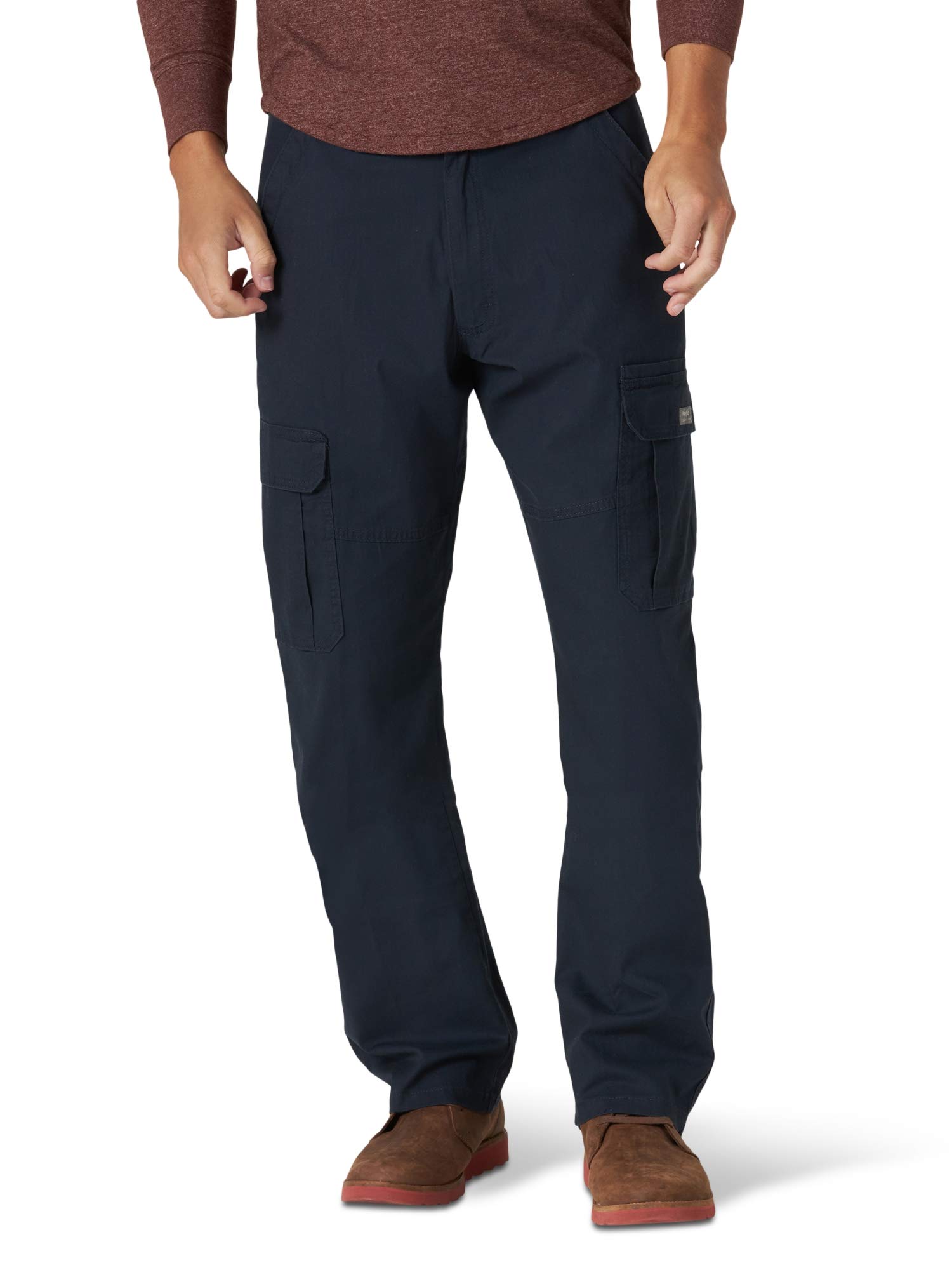 Wrangler Men's Relaxed Fit Stretch Cargo Pants - Comfortable Work & Outdoor Pants for Hiking, Camping & Casual Wear
